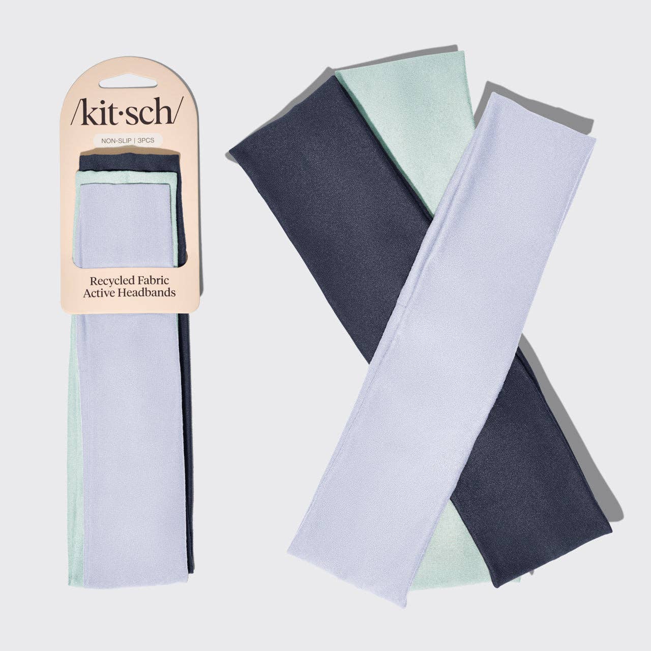 Recycled Fabric Active Headbands 3pc Set - Garden Bouquet - Posh West Boutique