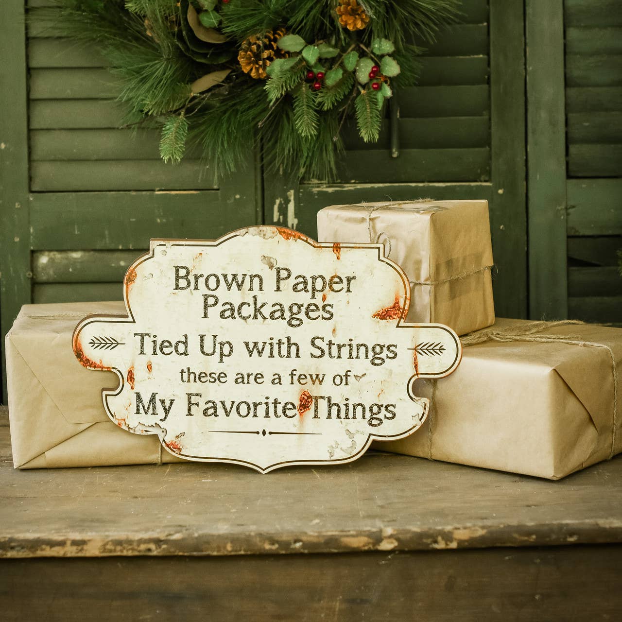 Favorite Things Metal Sign - Posh West Boutique