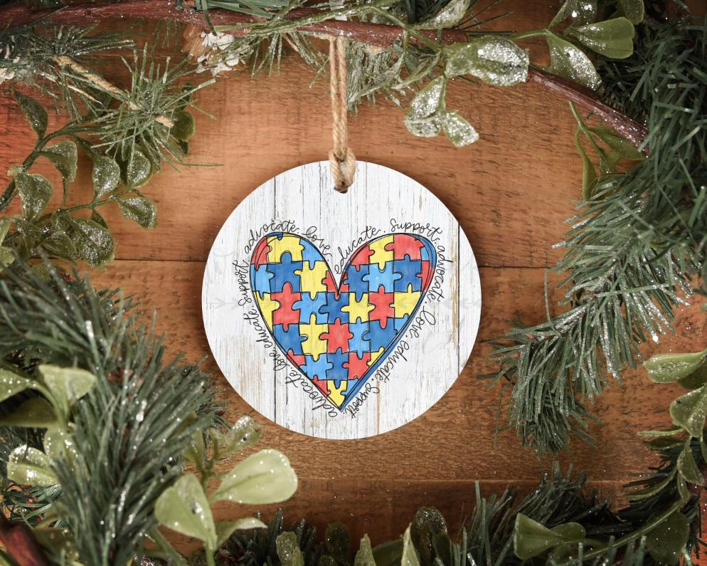 Autism Awareness Ornament - Posh West Boutique