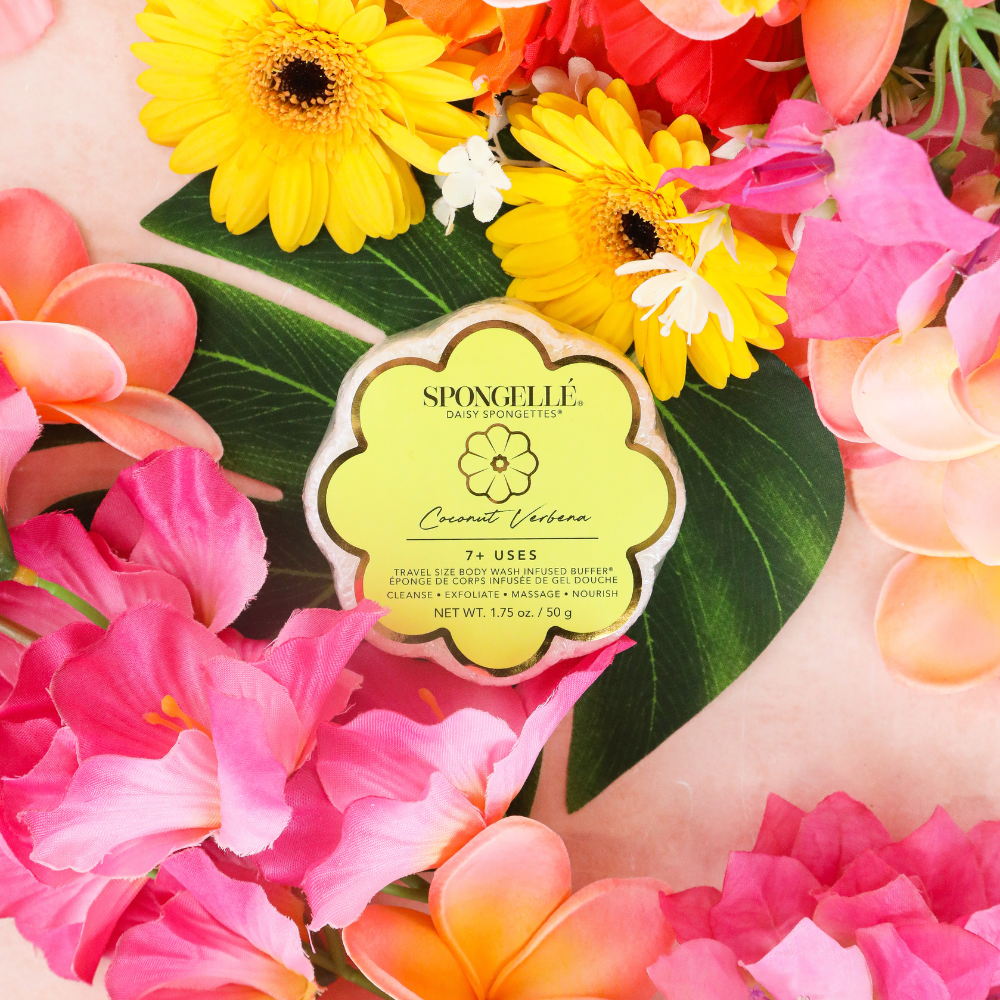 Coconut Verbena Daisy Spongette - Posh West Boutique