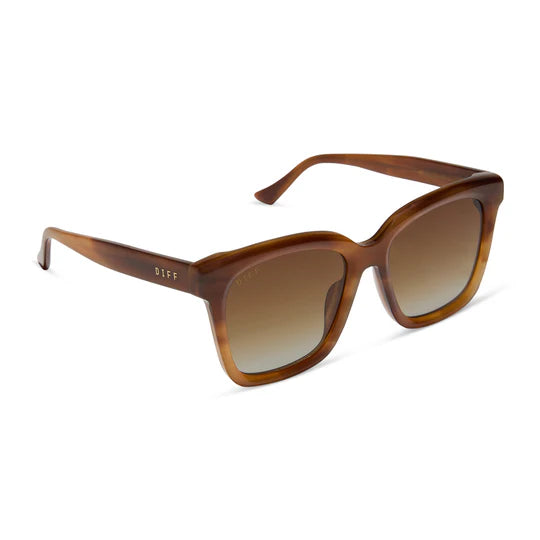 Meredith Tortoise Brown Gradient Polarized Sunglasses