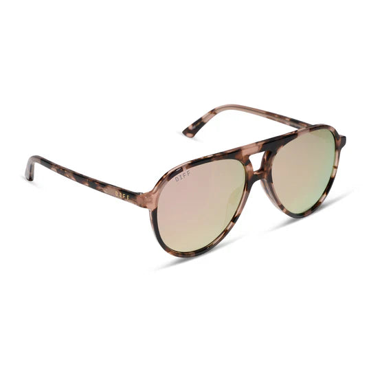 Tosca III Tortoise Taupe Mirror Sunglasses - Posh West Boutique