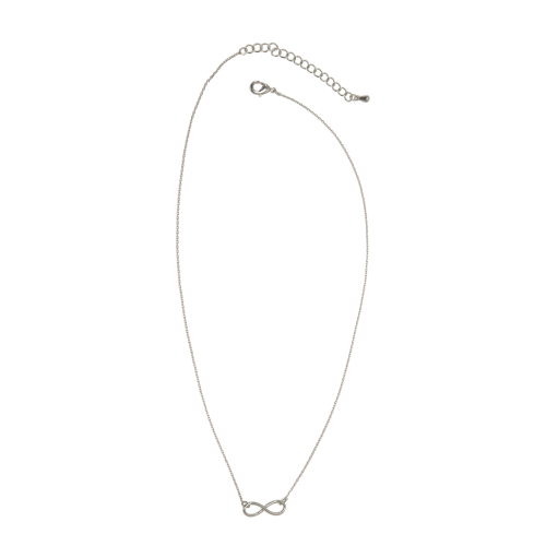 Silver Infinity Pendant Necklace - Posh West Boutique