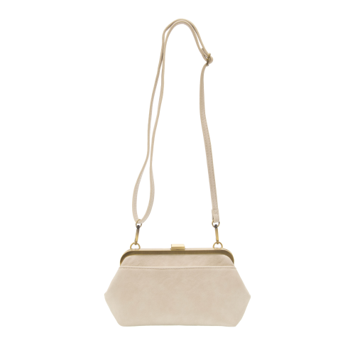 Eggshell Vivie Frame Convertible Crossbody/Wristlet - Posh West Boutique