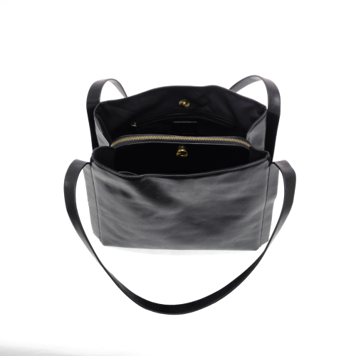 Black Joanna Medium Tote - Posh West Boutique