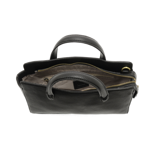 Black Mira Mini Tote Crossbody - Posh West Boutique