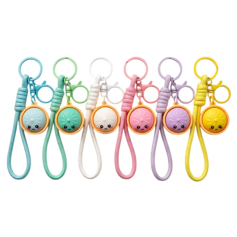Dumpling Bag Charm Keychain