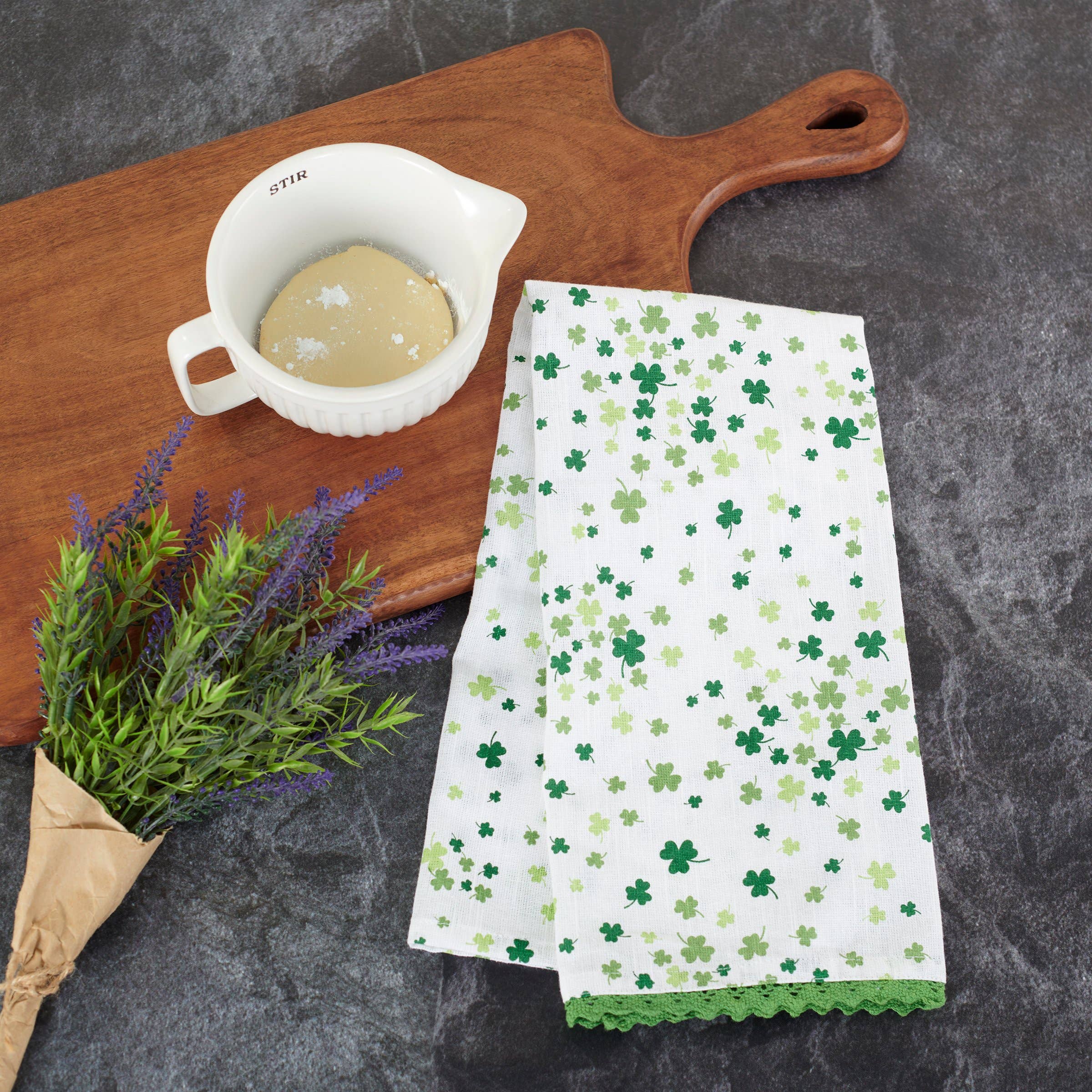 Mini Shamrocks Kitchen Towel - Posh West Boutique