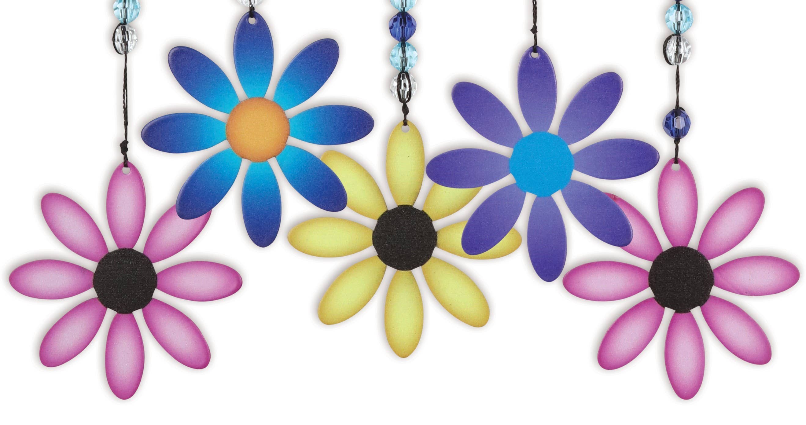 Painted Gardens Flower Wind Chime Garden Decor - 94464 - Posh West Boutique