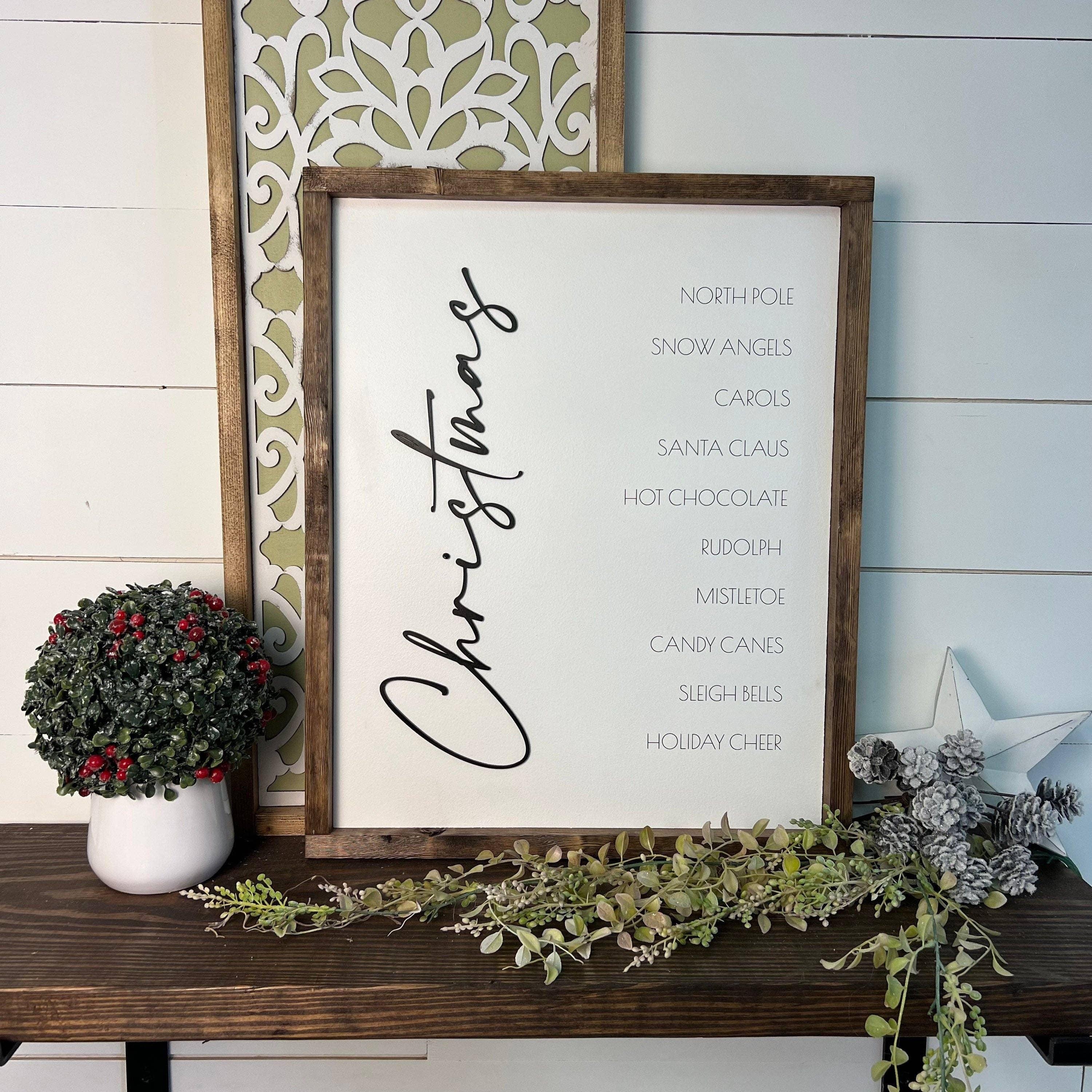 The Best of Christmas Wood Decor - Posh West Boutique
