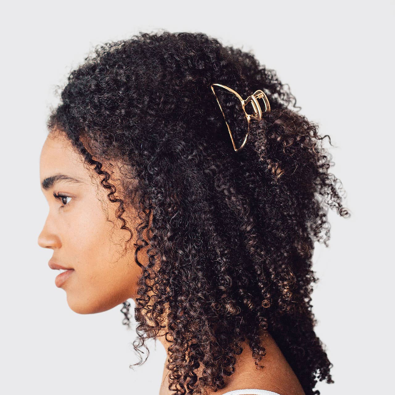Gold Open Shape Claw Clip - Posh West Boutique