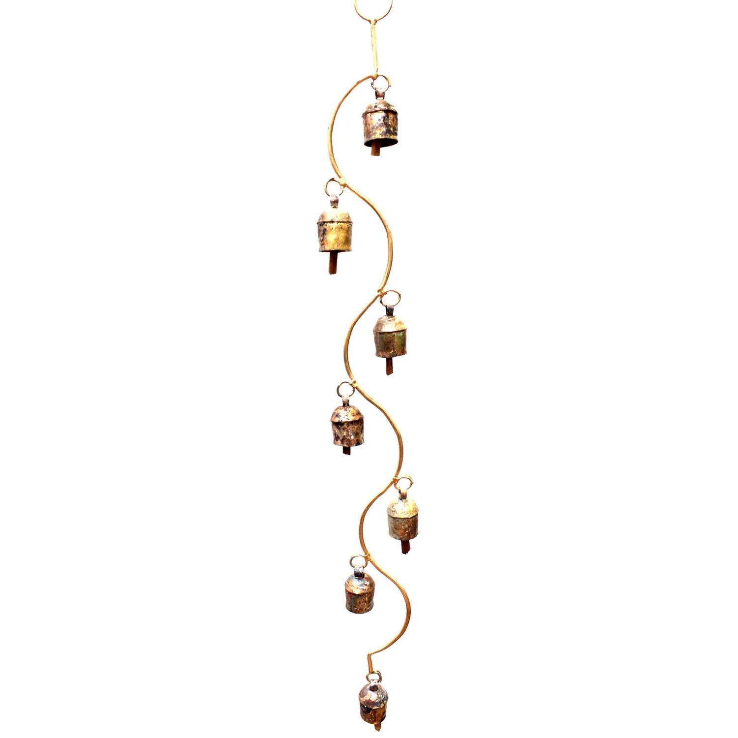 Curved Stem Bell Wind Chimes