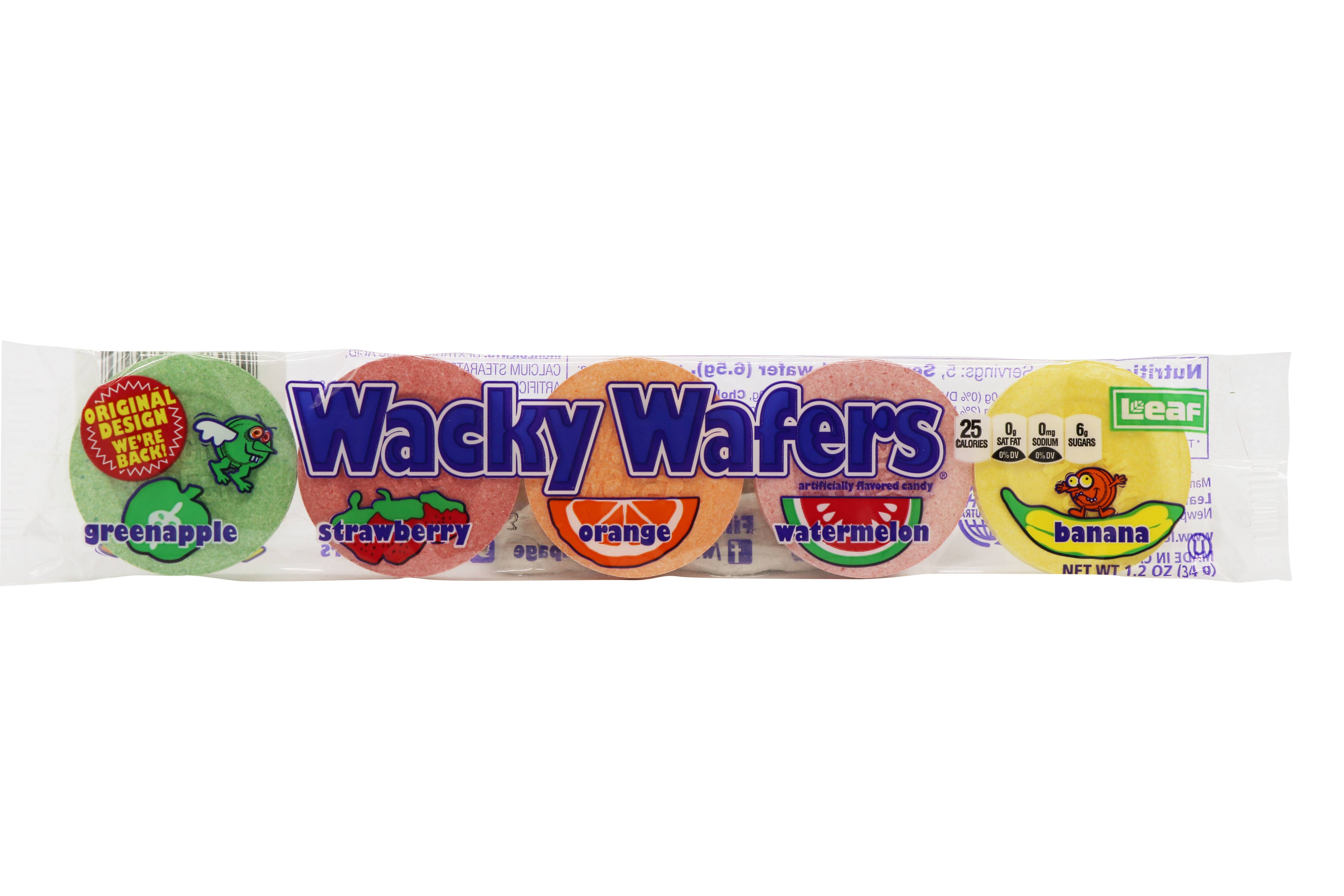 Wacky Wafers, 1.2oz Packages, 24ct Display Box - Posh West Boutique