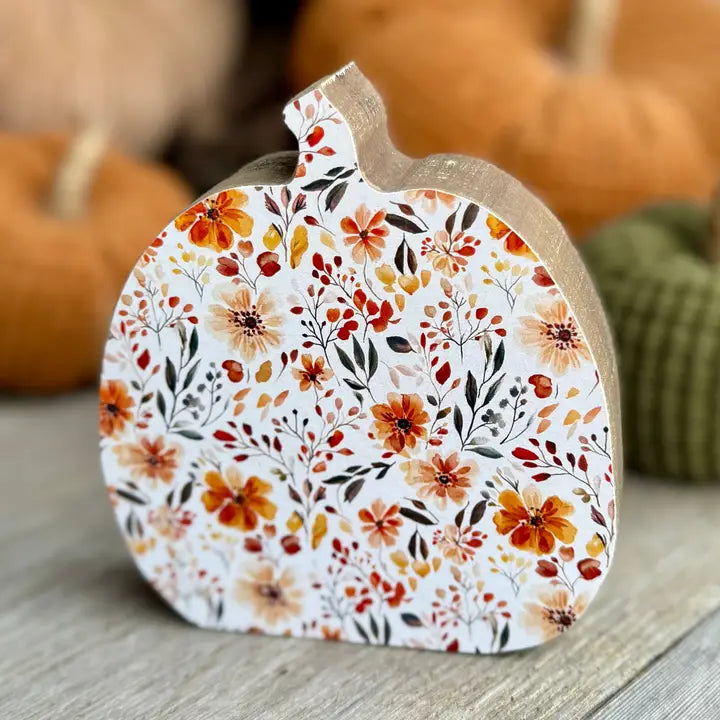 Fall Floral Pumpkin