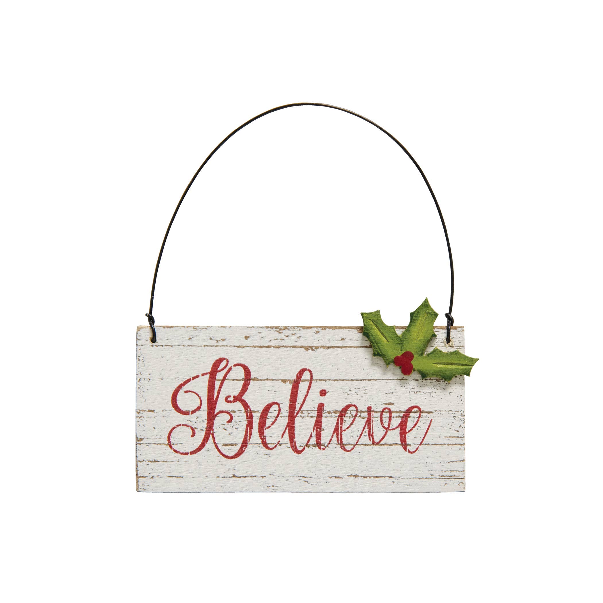 Holly Jolly Christmas Ornament, 3 Styles - Posh West Boutique