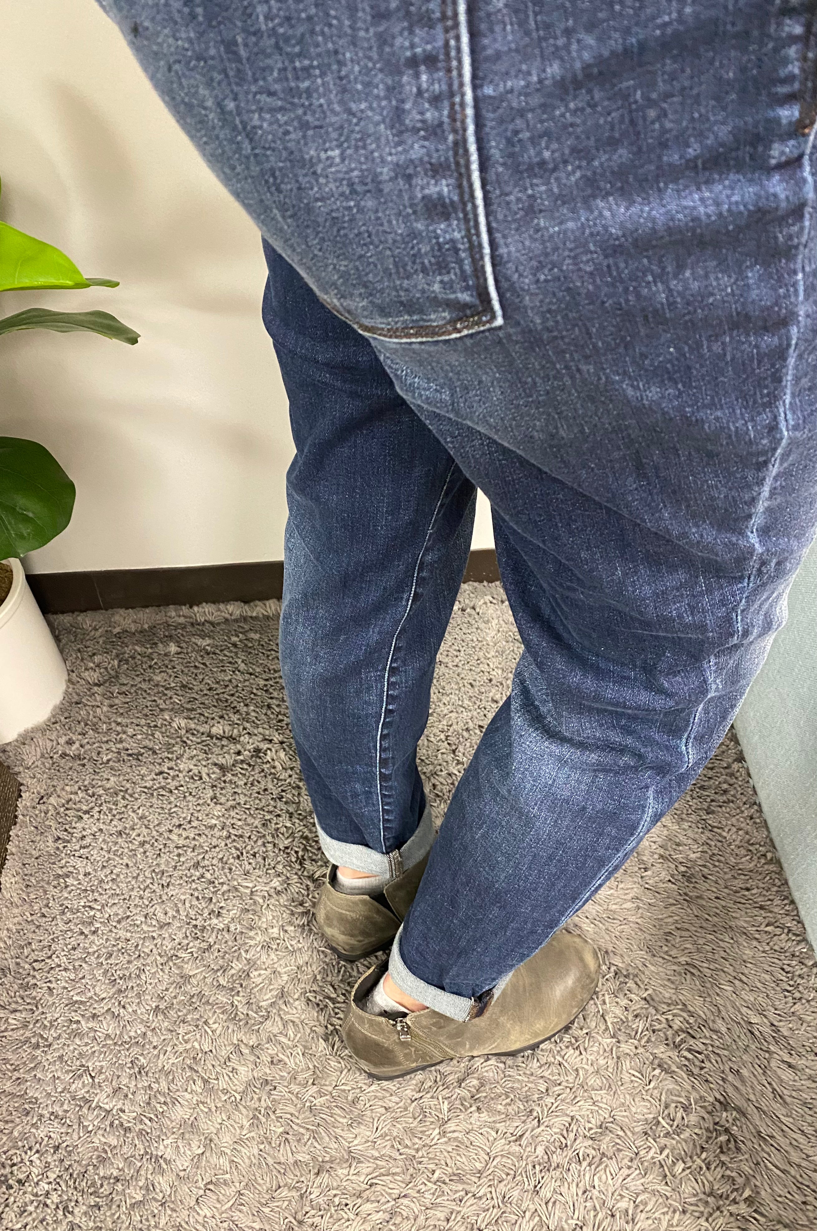 Judy Blue Non Distressed Slim Fit Straight Jeans - Posh West Boutique