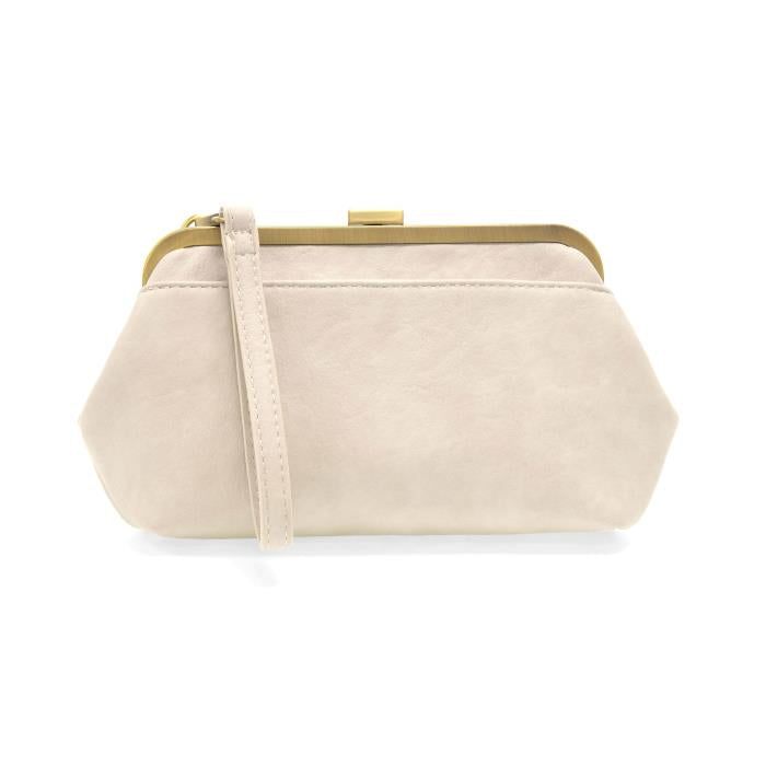 Eggshell Vivie Frame Convertible Crossbody/Wristlet - Posh West Boutique