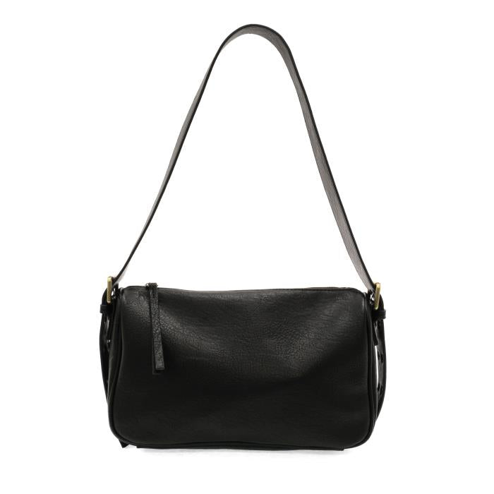 Black Morgan Buckle Shoulder Bag - Posh West Boutique