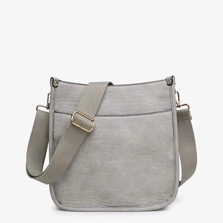 Posie Crossbody In Light Gray - Posh West Boutique