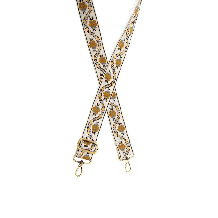 Orange Vines Guitar Strap for Purses - Posh West Boutique