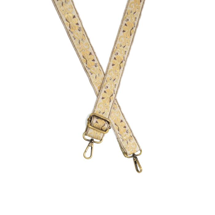 Metallic Gold Butterfly Guitar Strap for Purses - Posh West Boutique