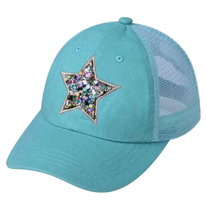 Star Stoned Baseball Cap - Posh West Boutique
