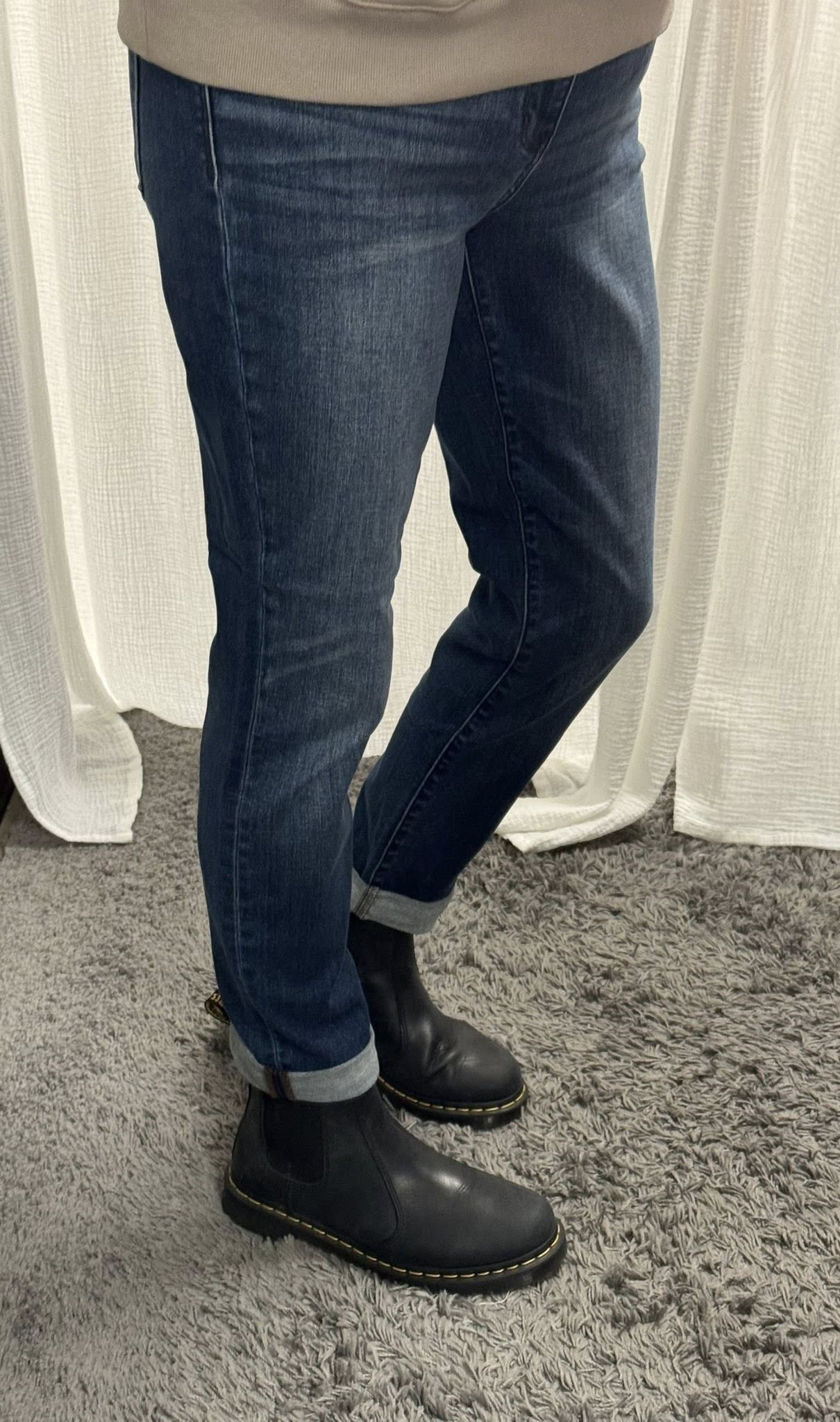 Judy Blue OG Cuffed Slim Fit Jeans