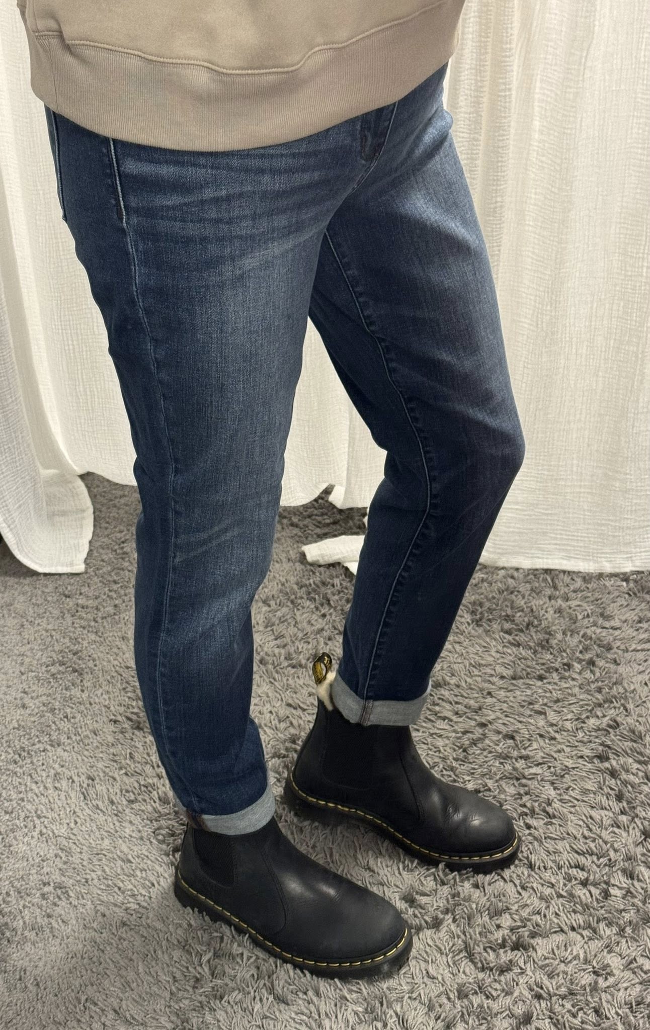 Judy Blue OG Cuffed Slim Fit Jeans