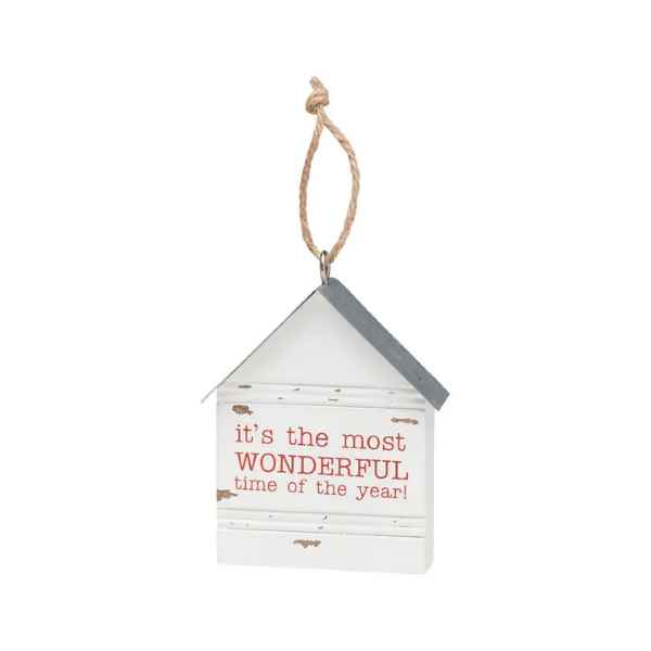 Wonderful Time of the Year Ornament - Posh West Boutique