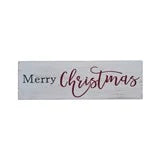 "Merry Christmas" Table Sign - Posh West Boutique