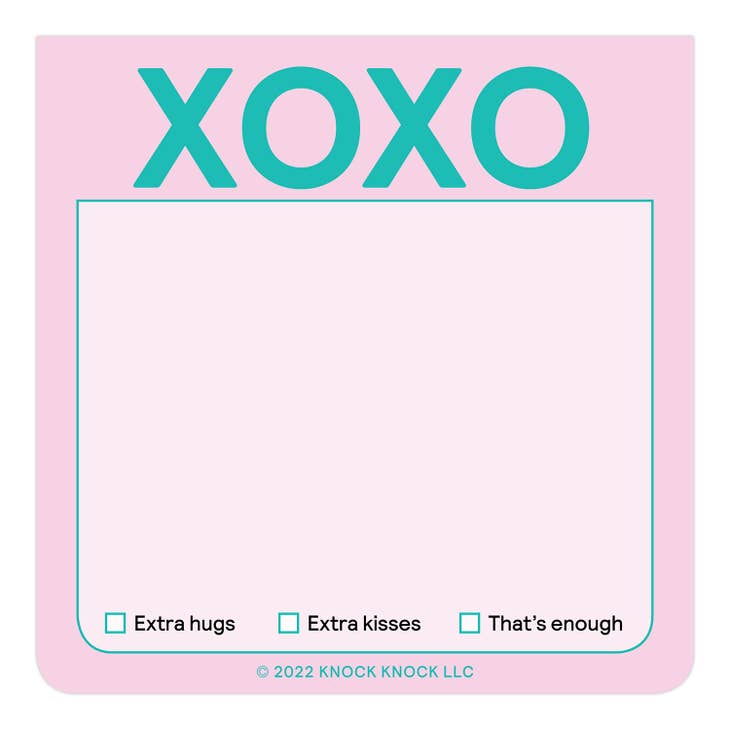 XOXO Sticky Notes - Posh West Boutique