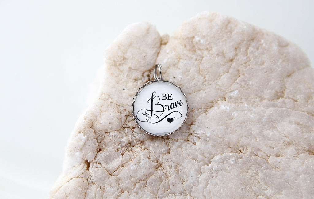 Be Brave Charm - Posh West Boutique