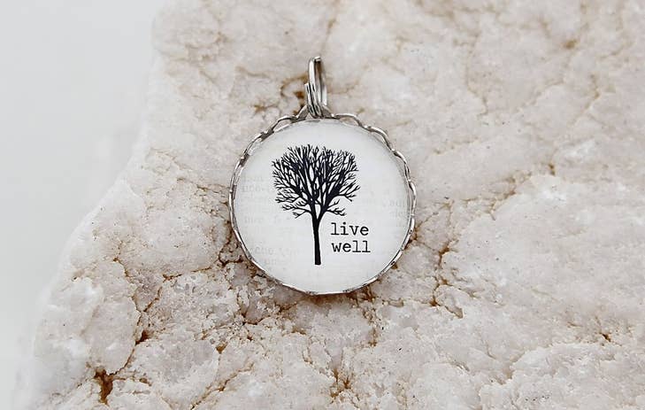 Live Well Charm - Posh West Boutique