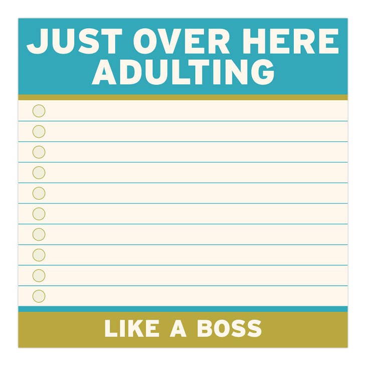 Adulting Large Sticky Notes - Posh West Boutique