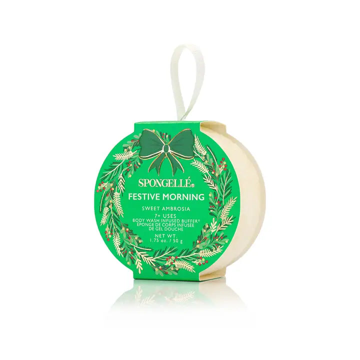 Spongelle Holiday Wreath Body Buffer - Posh West Boutique