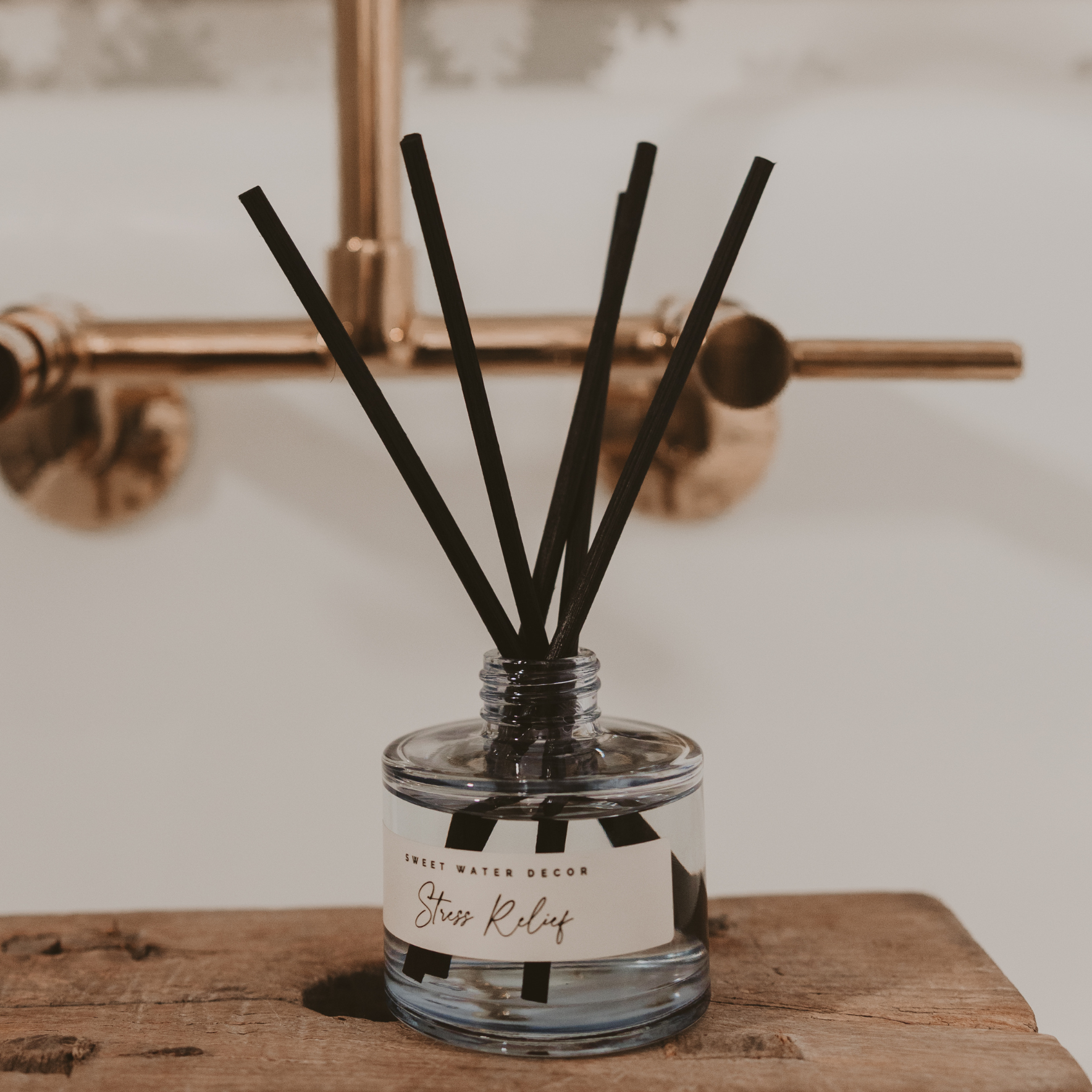 Stress Relief Reed Diffuser- Blue Vessel