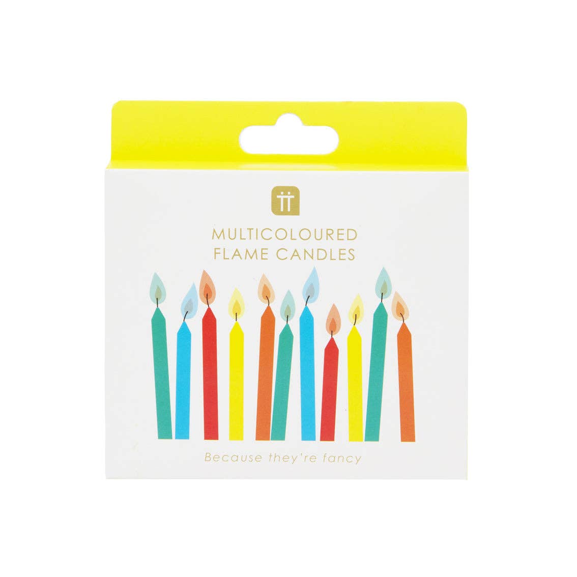 Rainbow Flame Birthday Candles - 12 Pack | Cake Candles | - Posh West Boutique