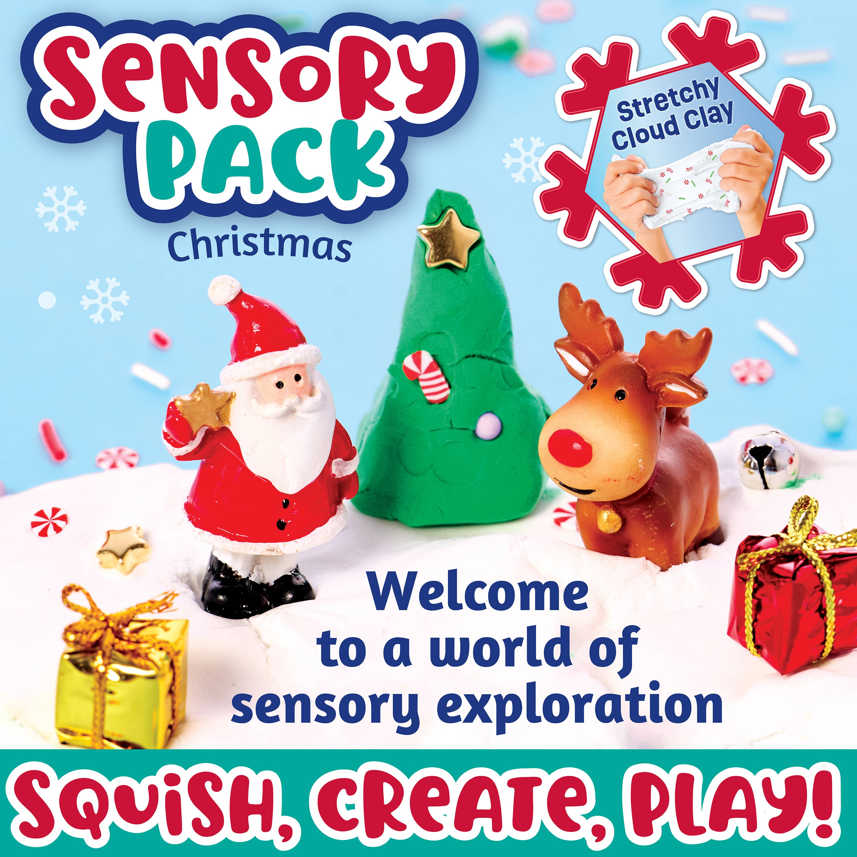 Sensory Pack Christmas Holiday Play Kit for Children - Posh West Boutique