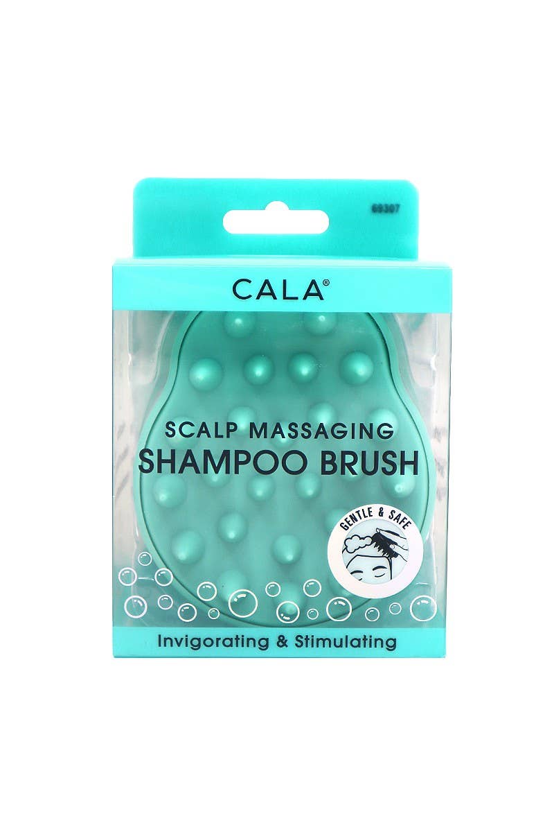 Mint Scalp Massaging Shampoo Brush - Posh West Boutique