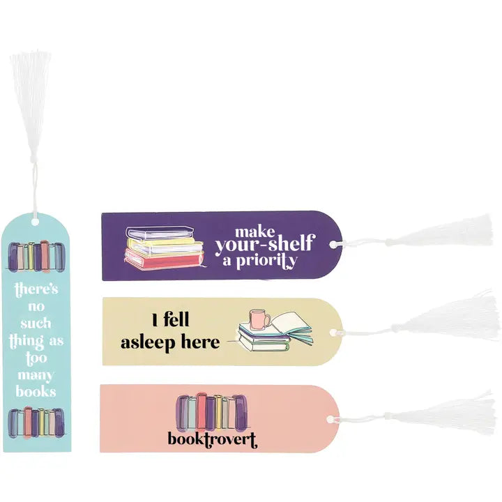 All Booked Up - Bookmark Gift Set of 4 - Posh West Boutique
