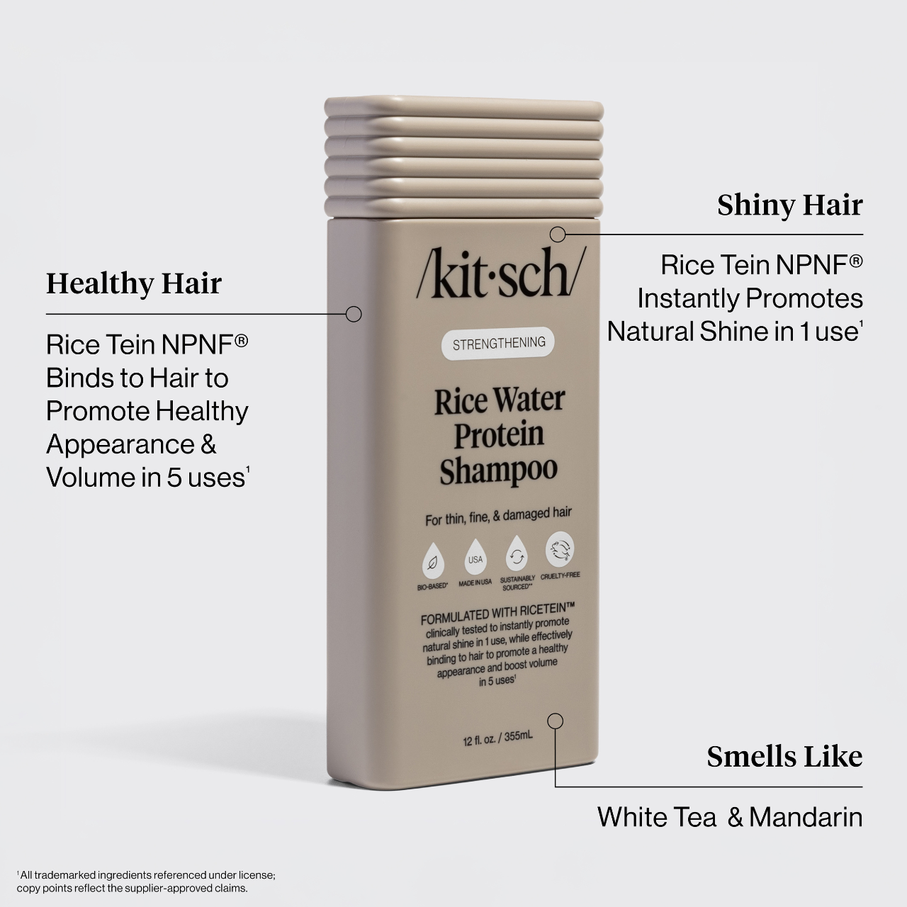 Strengthening Rice Water Bottle Shampoo - Posh West Boutique