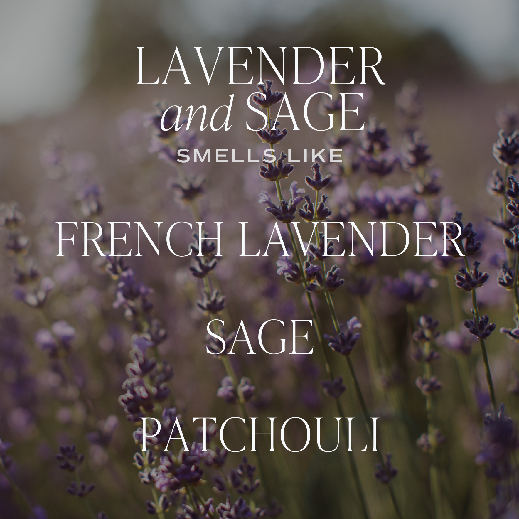 Lavender and Sage Soy Candle