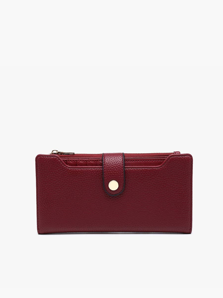 Violet RFID Fold-Out Wallet w/ Card Slot