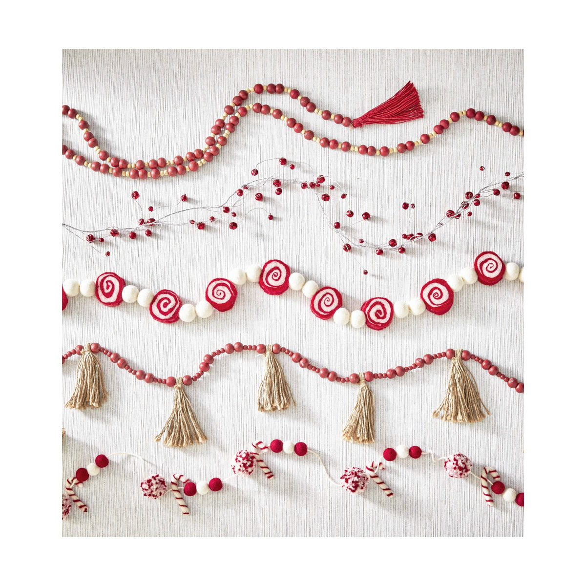 Jingle Bells Garland Multi Iron Christmas