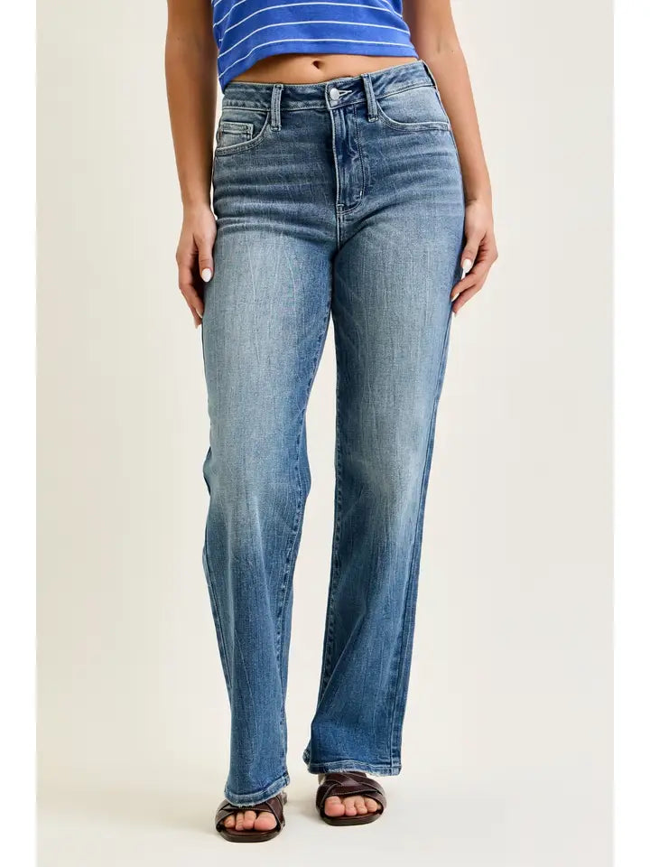 Judy Blue MR 90s Straight Jean