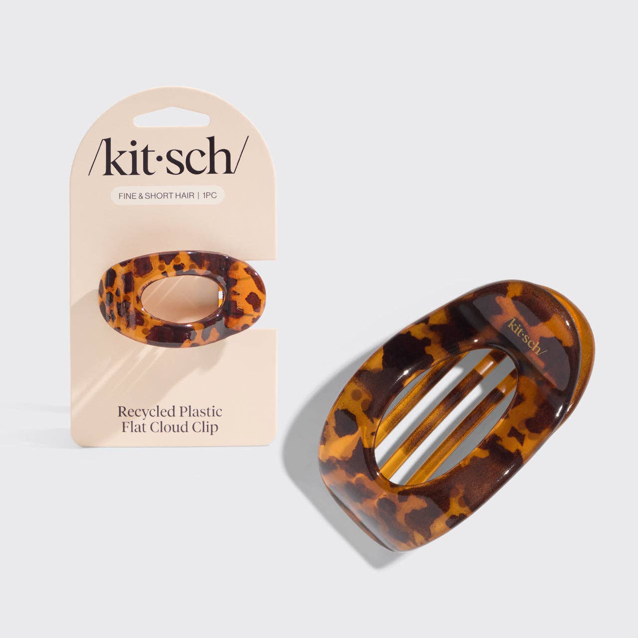 Plastic Small Flat Cloud Clip - Tort