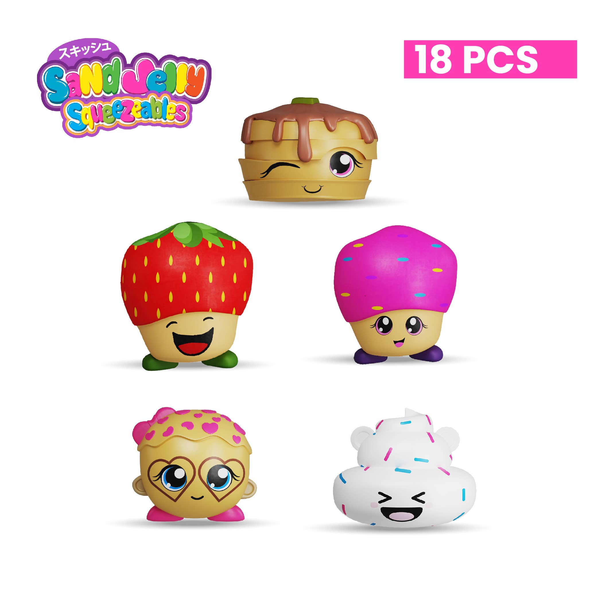 SAND JELLIES SWEET TREATS 18PCS - Posh West Boutique