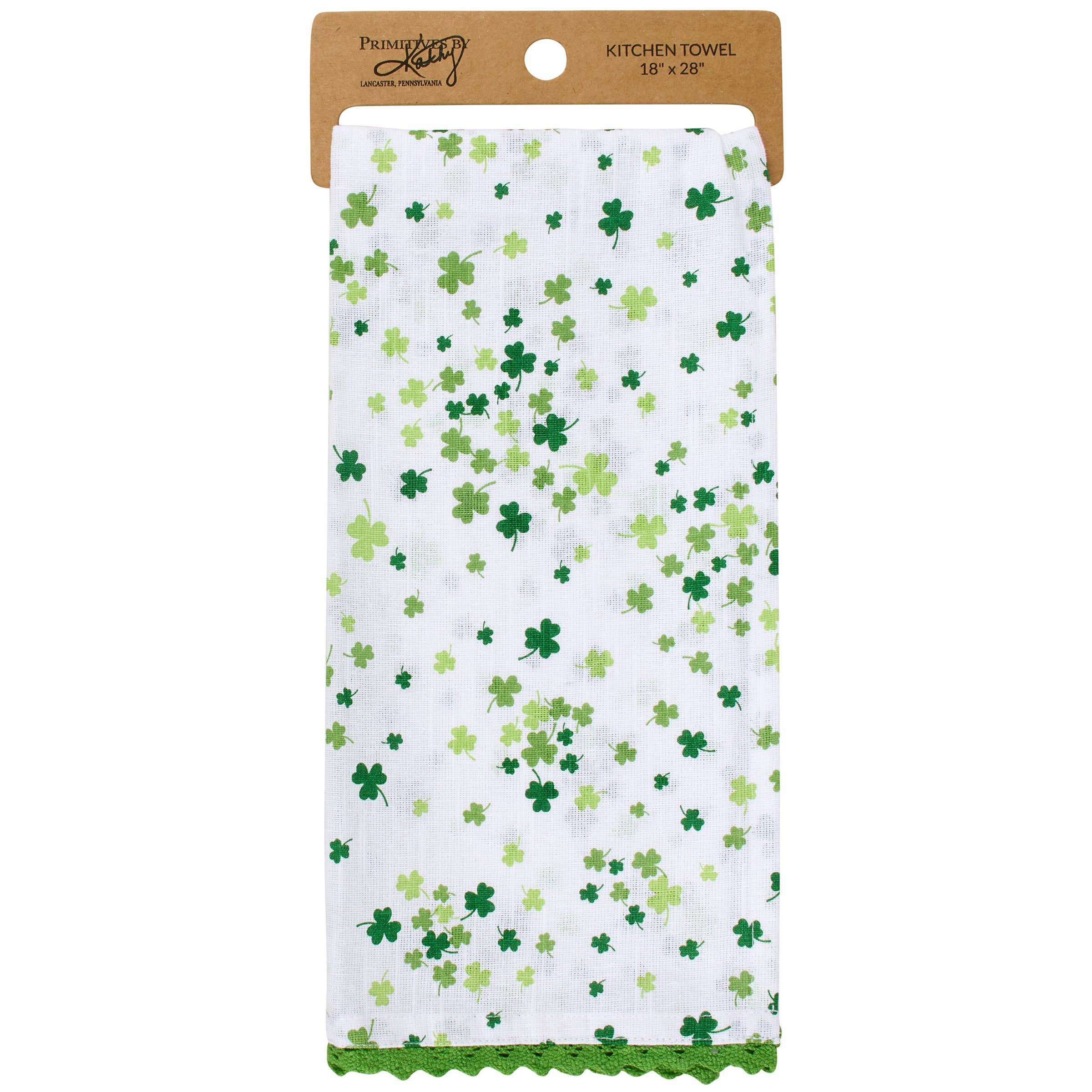 Mini Shamrocks Kitchen Towel - Posh West Boutique