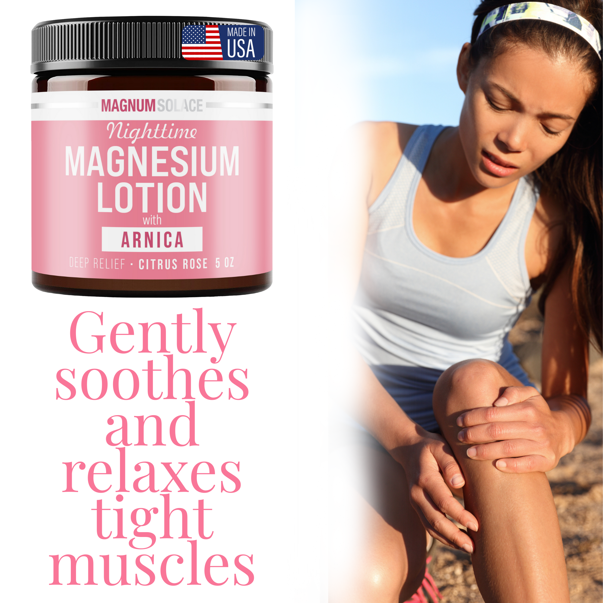 Nighttime Magnesium Lotion with Arnica - Posh West Boutique