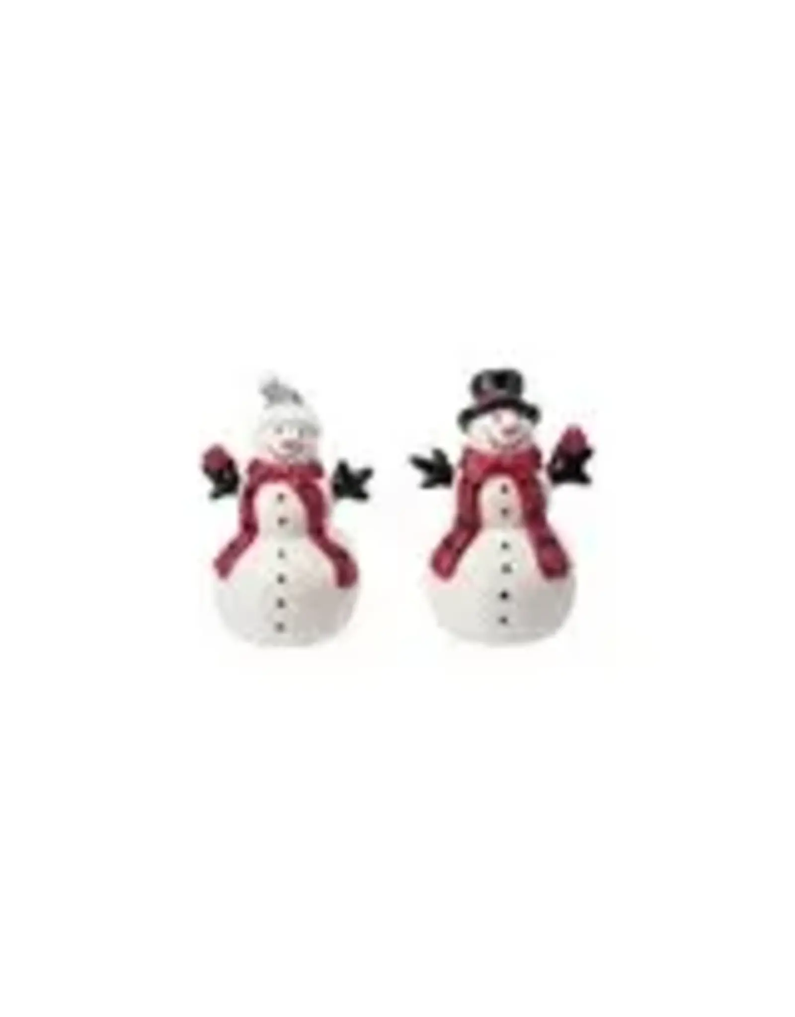 Snowman Stoneware Salt & Pepper Set - Posh West Boutique